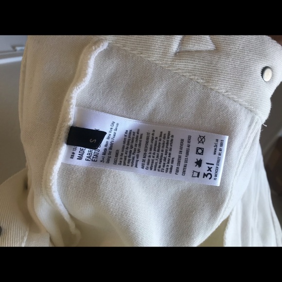 3x1 white denim vest - Picture 5 of 6